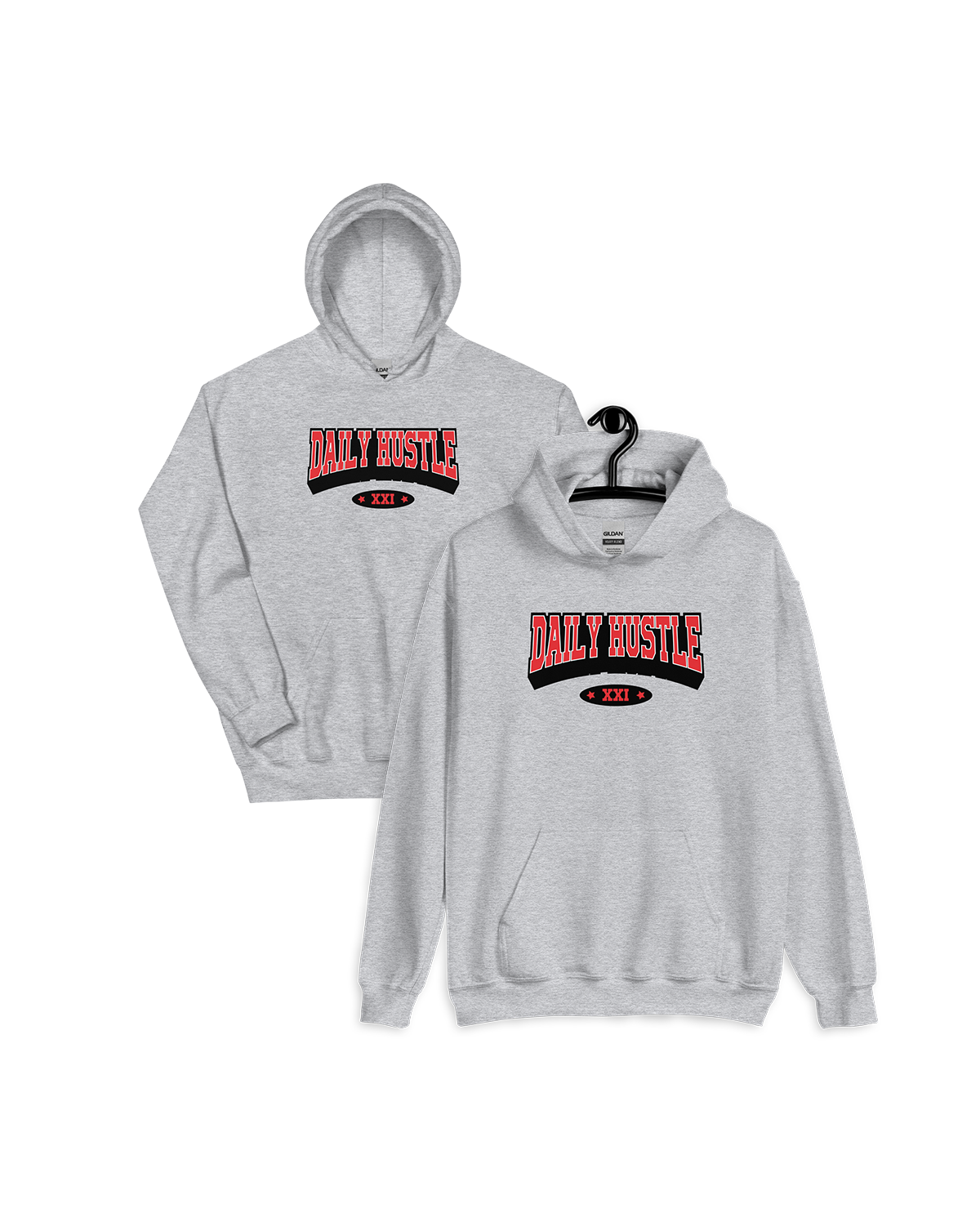 Grey College Hoodie