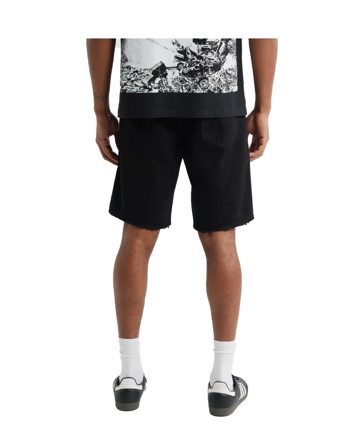 Running Dog Denim Shorts