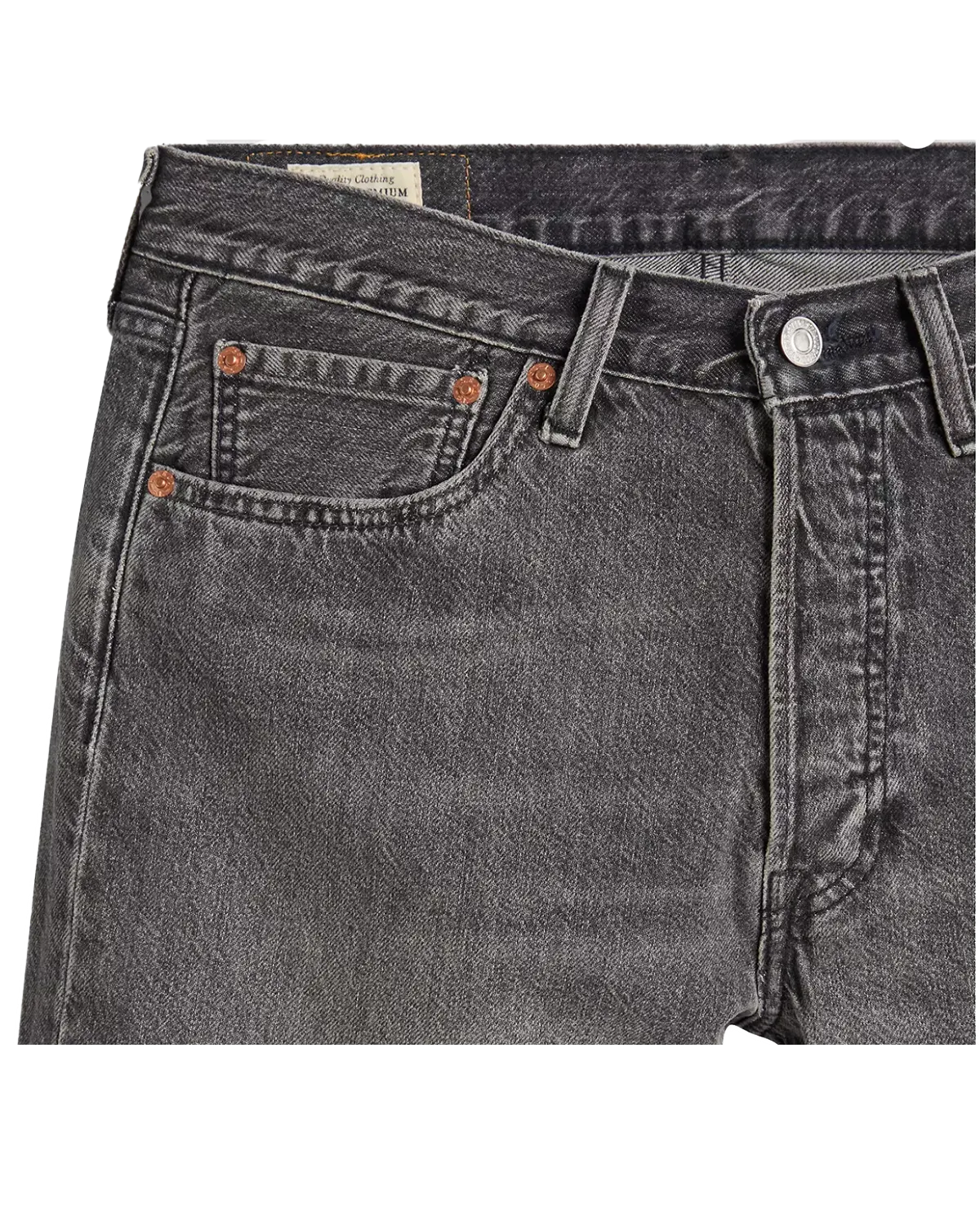 501 Dark Wash 9 Inch Shorts